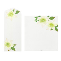 Midori Kami letter writing set - (s4) summer flowers
