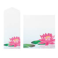 Midori Kami letter writing set - water lily
