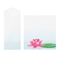 Midori Kami letter writing set - water lily