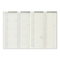 Traveler's Notebook 2026 passport size weekly diary (July-December)