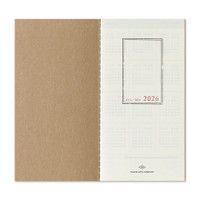 TRAVELER'S notebook Diary 2026 weekly vertical (July-December)