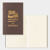 TRAVELER'S notebook Card Size 20th Anniversary Set - Brown