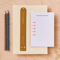 Brass stencil ruler