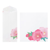 Midori Kami letter writing set - confederate rose