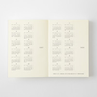 MD 2027 Notebook diary - A7- LINED WITH SECTIONS