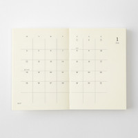 MD 2027 Notebook diary - A7- LINED WITH SECTIONS