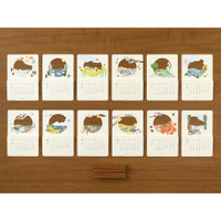 Midori landscape desk calendar 2027