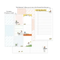 Midori Ojisan pocket diary 2027 - slim