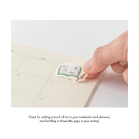 Midori Yuru Log roll stickers - motif design