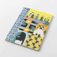 Yuru Log Notebook B6 cat design
