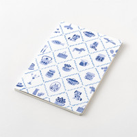 Yuru Log Notebook B6 forest blue nordic design