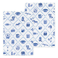 Yuru Log Notebook B6 forest blue nordic design
