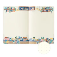 Midori Yuru Log Notebook B6 - coffee shop design
