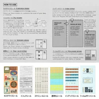 TRAVELER'S notebook Custom Sticker Set for 2027 diary