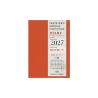 TRAVELER'S notebook 2027 monthly diary - passport size
