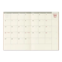 TRAVELER'S notebook 2027 monthly diary - passport size