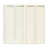 TRAVELER'S notebook 2027 weekly diary (vertical)