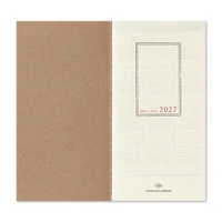 TRAVELER'S notebook 2027 weekly diary plus memo