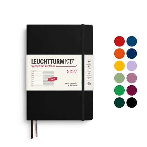 Leuchtturm1917 Weekly Planner & Notebook 2027 - A5