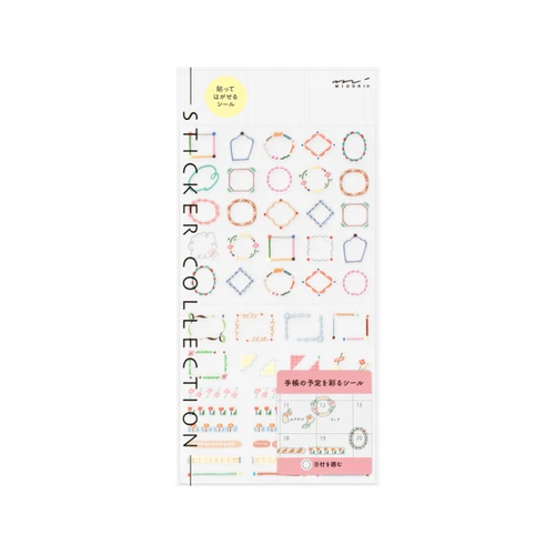 Midori stickers - Decorative Date Circle