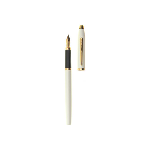 Cross Century II fountain pen - white & rose gold