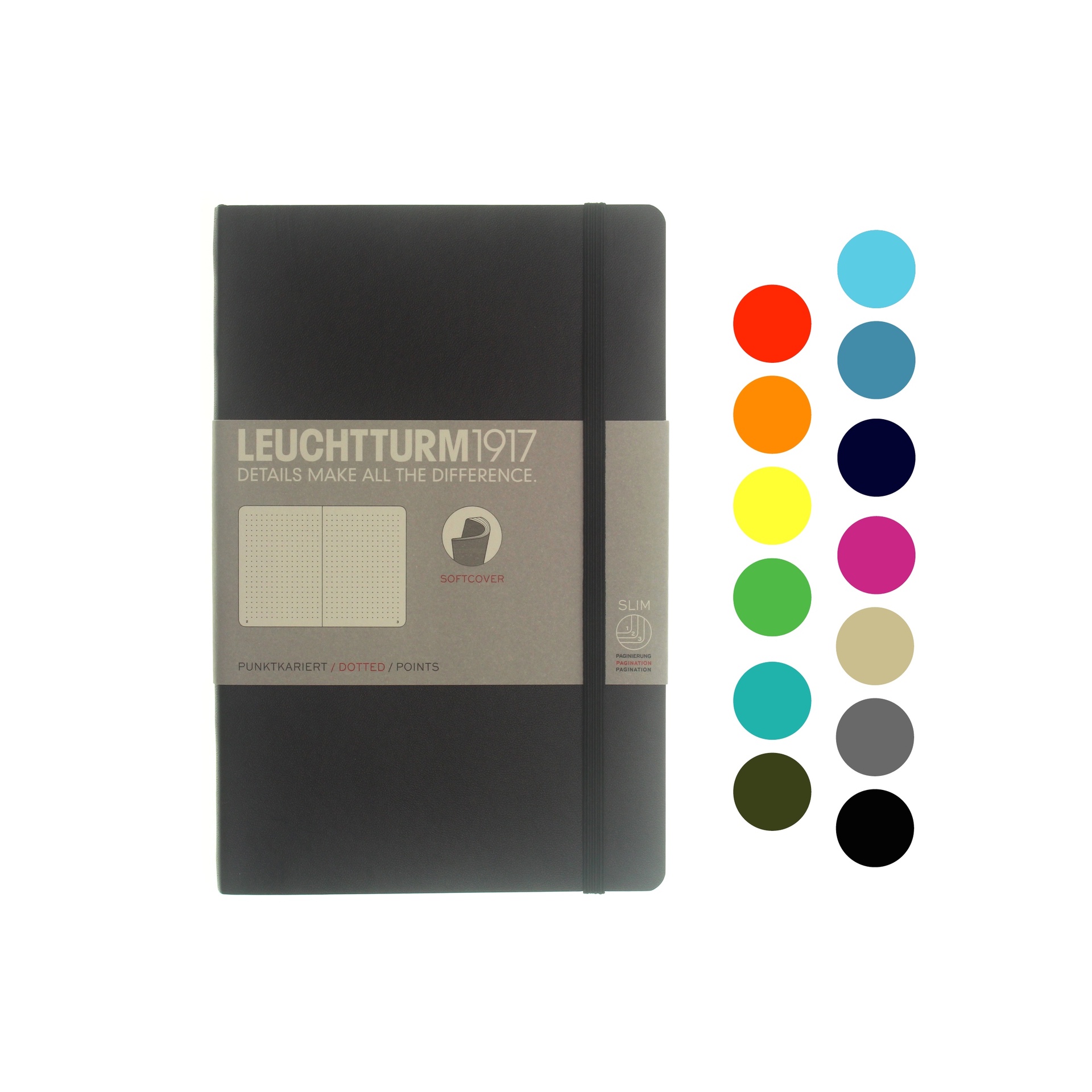 Leuchtturm1917 B6+ Soft Cover Notebook - Dotted Paper