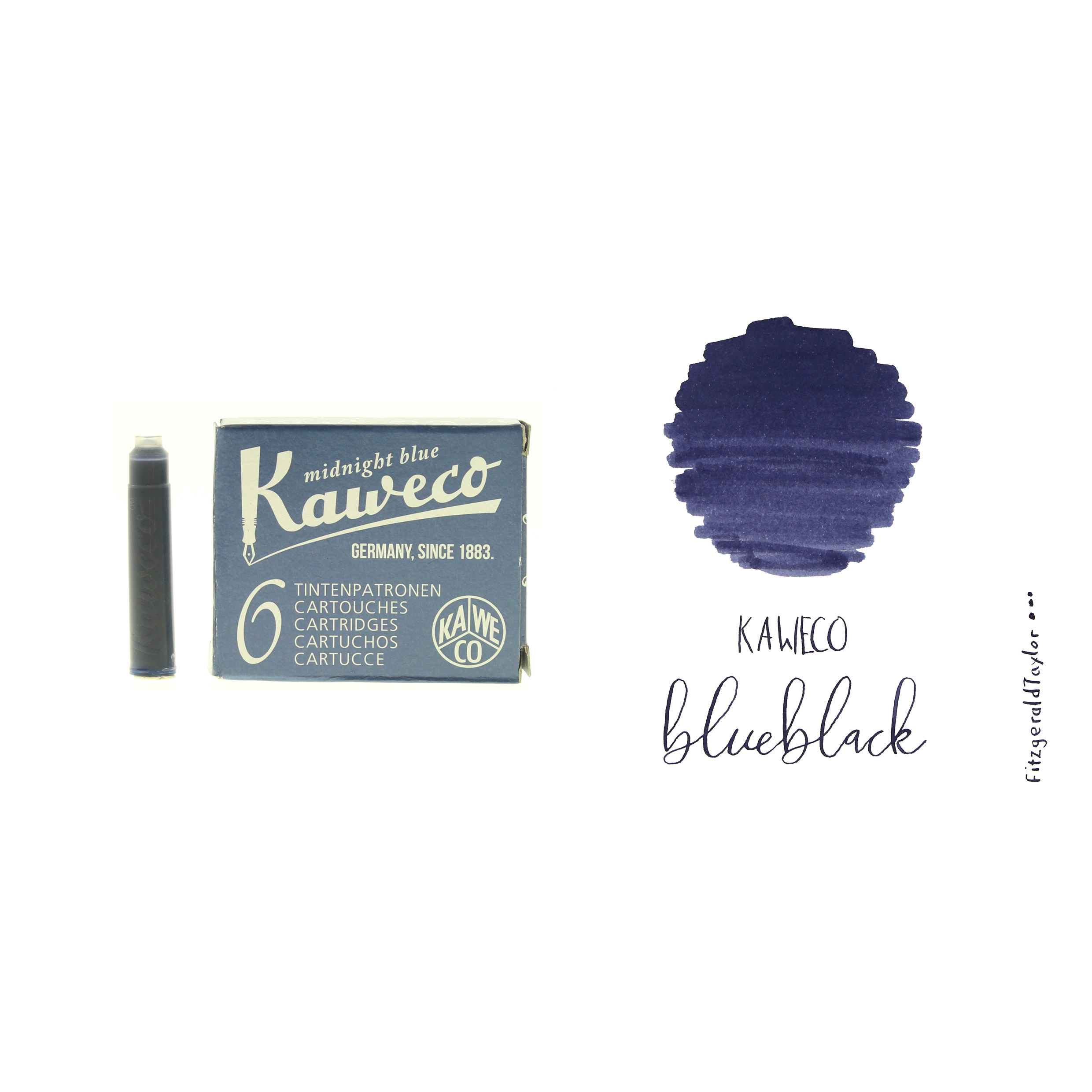 Kaweco fountain pen ink cartridges FitzgeraldTaylor