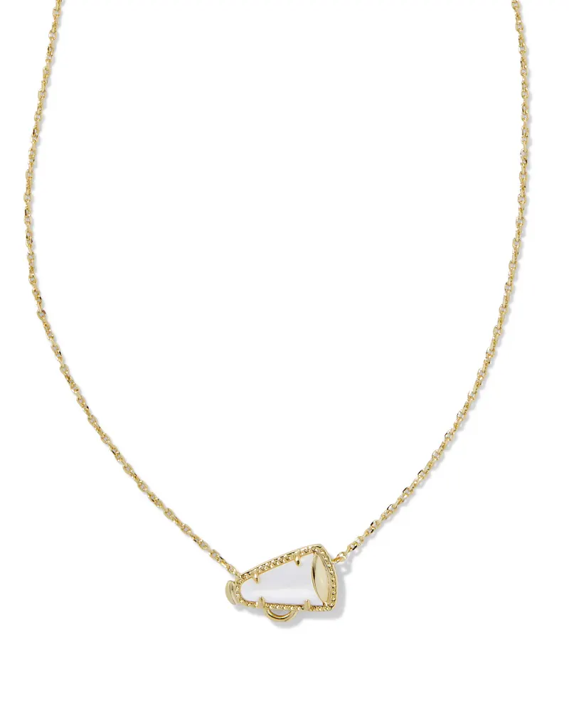 Kendra Scott Cheer Short Pendant Necklace Gold