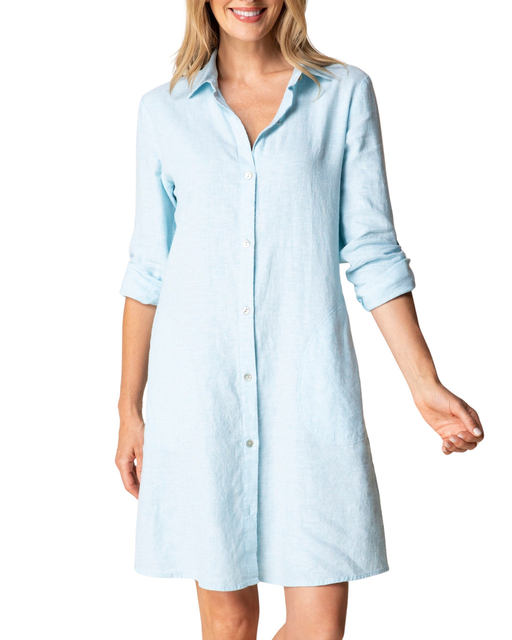 linen shirt dress women clothing Essential Olive Long Sleeve Linen Shirt Dress