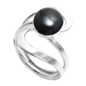 Swirl Ring - Black Onyx