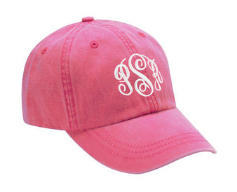 Classic Cotton Hot Pink Personalized Baseball Hat