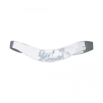 Sterling Silver Hammered Wavy Cuff