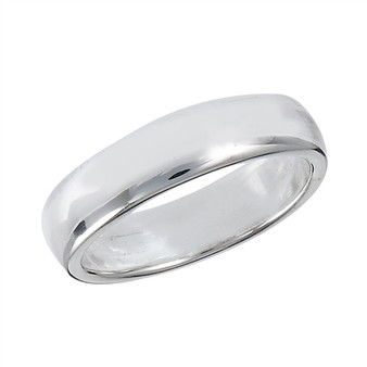 High Polish 4mm Band Ring