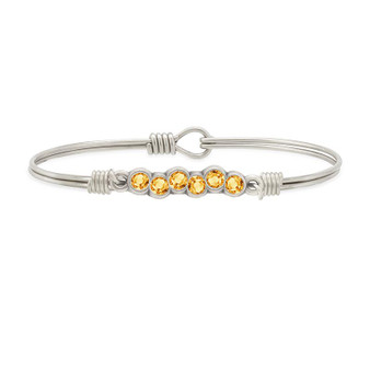 Birthstone Starlight Bangle Braclet - November