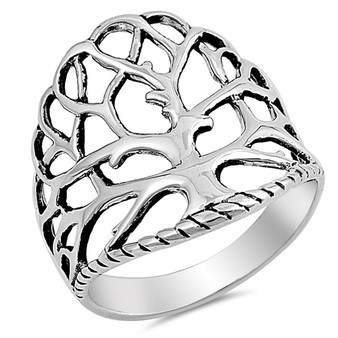 Large Cutout Tree of Life Ring