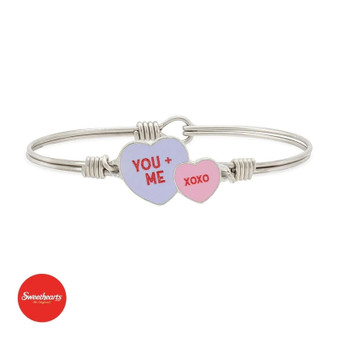 You + Me Sweethearts Bangle Bracelet
