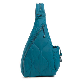 Featherweight Sling Backpack in Featherweight Peacock Feather