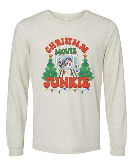 Christmas Movie Junkie Long-Sleeve T-shirt
