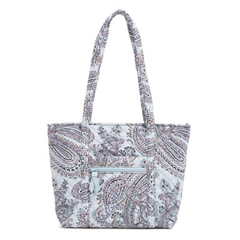 Small Vera Tote in Soft Sky Paisley