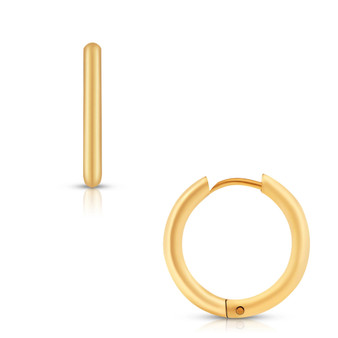 Erin Mini Hoop Earrings in Gold