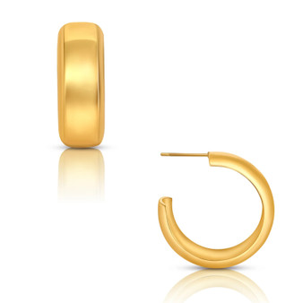 Cosa Medium Hoop Earrings in Gold