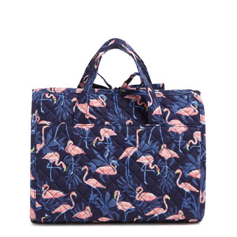 Hanging Travel Organizer in Flamingo Party