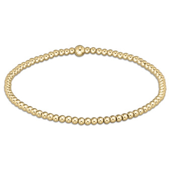 Classic Gold 2.5Mm Bead Bracelet