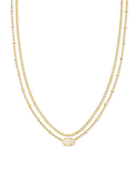 Emilie Multi-Strand Necklace in Gold
