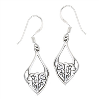 Celtic Weave Knot Dangle Earrings