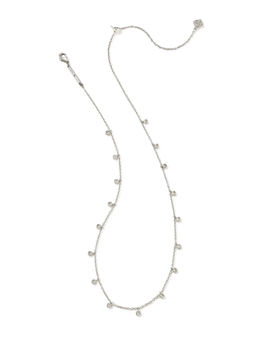Amelia Chain Necklace - Rhodium Amelia Chain Necklace - Rhodium