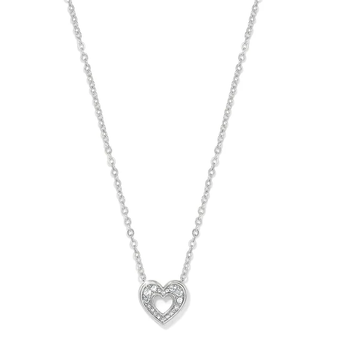 Enchanting Heart Necklace - Silver