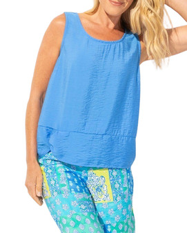 Regatta Rayon Button Back Cruz Tank