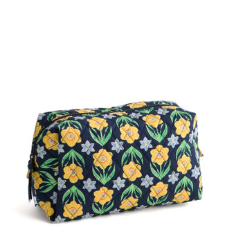 Large Cosmetic Bag in Daffodils