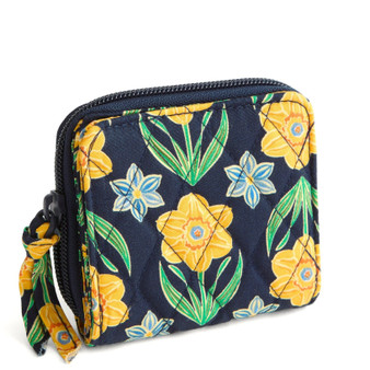 Small Zip-Around Wallet in Daffodils
